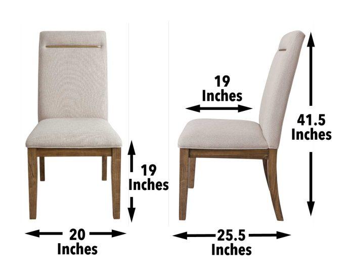 Fabric sturdy dining chairs